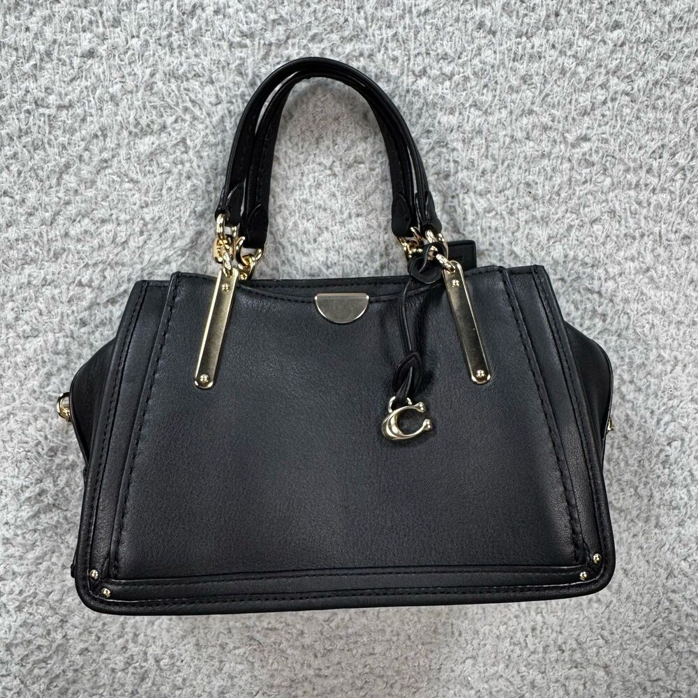 COACH Limited Leather Dreamer 21 Bag 2-WAY Handbag Crossbody Black Mint Chelsea
